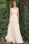 Robe de mariée en tout plein air unique manche nulle formelle femme branché