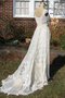 Robe de mariée exceptionnel classique avec manche courte a-ligne v encolure