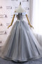 Robe de bal fantastique de princesse ligne a classique longue