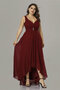 Robe de bal divin de col en v romantique sexy facile