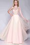 Robe de bal vintage distinguee romantique ligne a avec manche courte