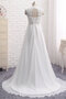 Robe de mariée salle interne ruchés plongeants satin en simulation unique longue