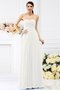 Robe demoiselle d'honneur longue ligne a fermeutre eclair avec fronce de bustier