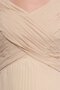 Robe mère de mariée facile longue mode manche nulle avec chiffon