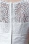 Robe de mariée longue distinguee facile avec manche épeules enveloppants avec perle