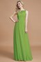 Robe demoiselle d'honneur naturel ruché manche nulle de princesse col en bateau