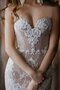 Robe de mariée simple romantique appliques lache avec zip