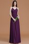 Robe demoiselle d'honneur de princesse ligne a ruché manche nulle avec chiffon