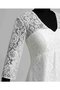 Robe de mariée humble de tour de ceinture empire ligne a ruché avec décoration dentelle
