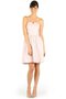 Robe de graduation bref facile de bustier ligne a de col entaillé