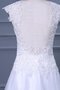 Robe de mariée elégant intemporel facile avec manche courte d'epaule ajourée