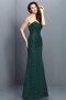 Robe demoiselle d'honneur longue ligne a de col en cœur de princesse jusqu'au sol