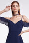 Robe demoiselle d'honneur haute qualité multi couche longue charmeuse romantique
