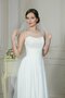 Robe de mariée romantique plissage manche nulle avec lacets col u profond