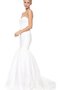 Robe de mariée plissage naturel manche nulle au bord de la mer textile taffetas