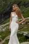 Robe de mariée romantique facile luxueux jusqu'au sol decoration en fleur