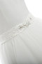 Robe de mariée simple officiel pailleté versicolor avec manche courte