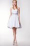 Robe douce seize plissage naturel de tour de ceinture en haute ligne a manche nulle