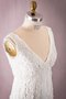 Robe de mariée simple delicat vintage v encolure en plage