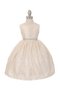 Robe cortège fille avec perle ceinture en étoffe avec ruban jusqu'au sol de mode de bal