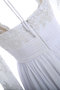 Robe de mariée sexy en chiffon lache en arc-en-ciel avec manche longue