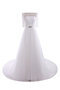 Robe de mariée formelle facile versicolor col en bateau en tulle