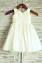 Robe cortège fille de princesse avec chiffon ligne a manche nulle fermeutre eclair