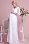 Robe de mariée avant-gardiste de fourreau lache vintage romantique