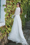 Robe de mariée avec perle magnifique au niveau de cou satin en simulation sobre