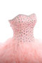 Robe de mariée romantique lache versicolor avec perle avec sans manches