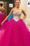 Robe de quinceanera textile en tulle avec décoration dentelle en satin cordon de mode de bal