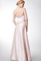 Robe demoiselle d'honneur longue facile col en forme de cœur ruché ligne a