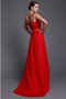 Robe demoiselle d'honneur naturel longue avec chiffon ligne a de lotus