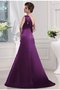 Robe de bal plissage de princesse de traîne courte satin tissé extensible ligne a