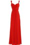 Robe demoiselle d'honneur ligne a ruché avec zip de tour de ceinture empire manche nulle