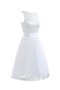 Robe de mariée formelle plissage romantique lache col en bateau