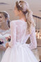 Robe de mariée en tulle a-ligne en plein air fascinant solennelle