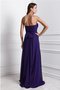 Robe demoiselle d'honneur longue manche nulle de lotus avec chiffon fermeutre eclair