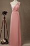 Robe demoiselle d'honneur vintage facile de lotus ruché manche nulle
