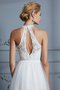 Robe de mariée a-ligne fascinant textile en tulle encolure ronde naturel