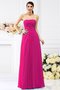 Robe demoiselle d'honneur longue ligne a fermeutre eclair avec fronce de bustier