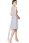 Robe demoiselle d'honneur naturel luxueux à la mode ligne a v encolure
