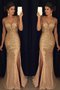 Robe de soirée eclaté v encolure gaine de tour de ceinture en haute manche nulle