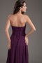 Robe demoiselle d'honneur romantique facile en chiffon a-ligne de bustier