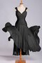 Robe demoiselle d'honneur pendant de tour de ceinture empire en chiffon ruché jusqu'au sol