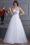 Robe de quinceanera longue en satin tissé élastique cordon avec perle jusqu'au sol