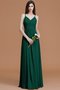 Robe demoiselle d'honneur de princesse ligne a ruché manche nulle avec chiffon