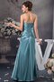 Robe de soirée longue croisade avec fleurs de bustier