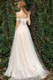 Robe de mariée en tout plein air unique manche nulle formelle femme branché