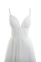 Robe de mariée formelle simple romantique avec sans manches de bustier